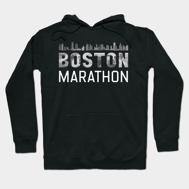 boston marathon 2024 Hoodie by CreationArt8